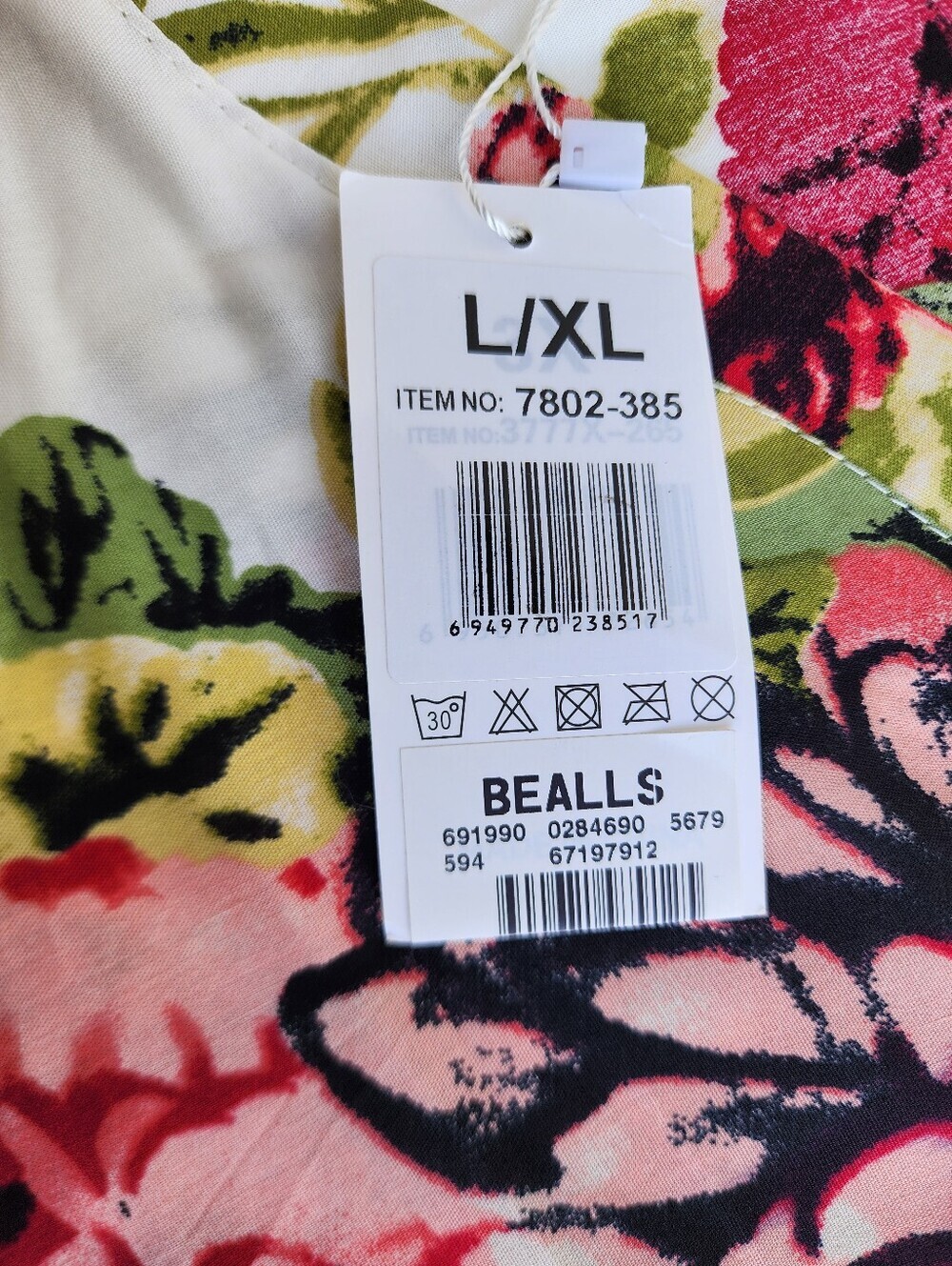 NWT Seven Islands Light Flowy Boho Summer Maxi Dress Floral Swim Cover Up L / XL - Picture 9 of 13